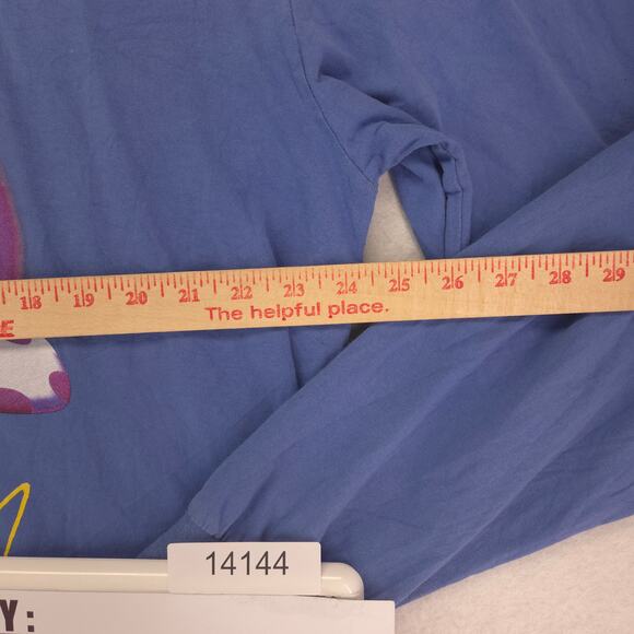 Urban Outfitteres Magic Happens Everyday Long Sleeve T Shirt Mens Size XL Blue - Picture 7 of 9